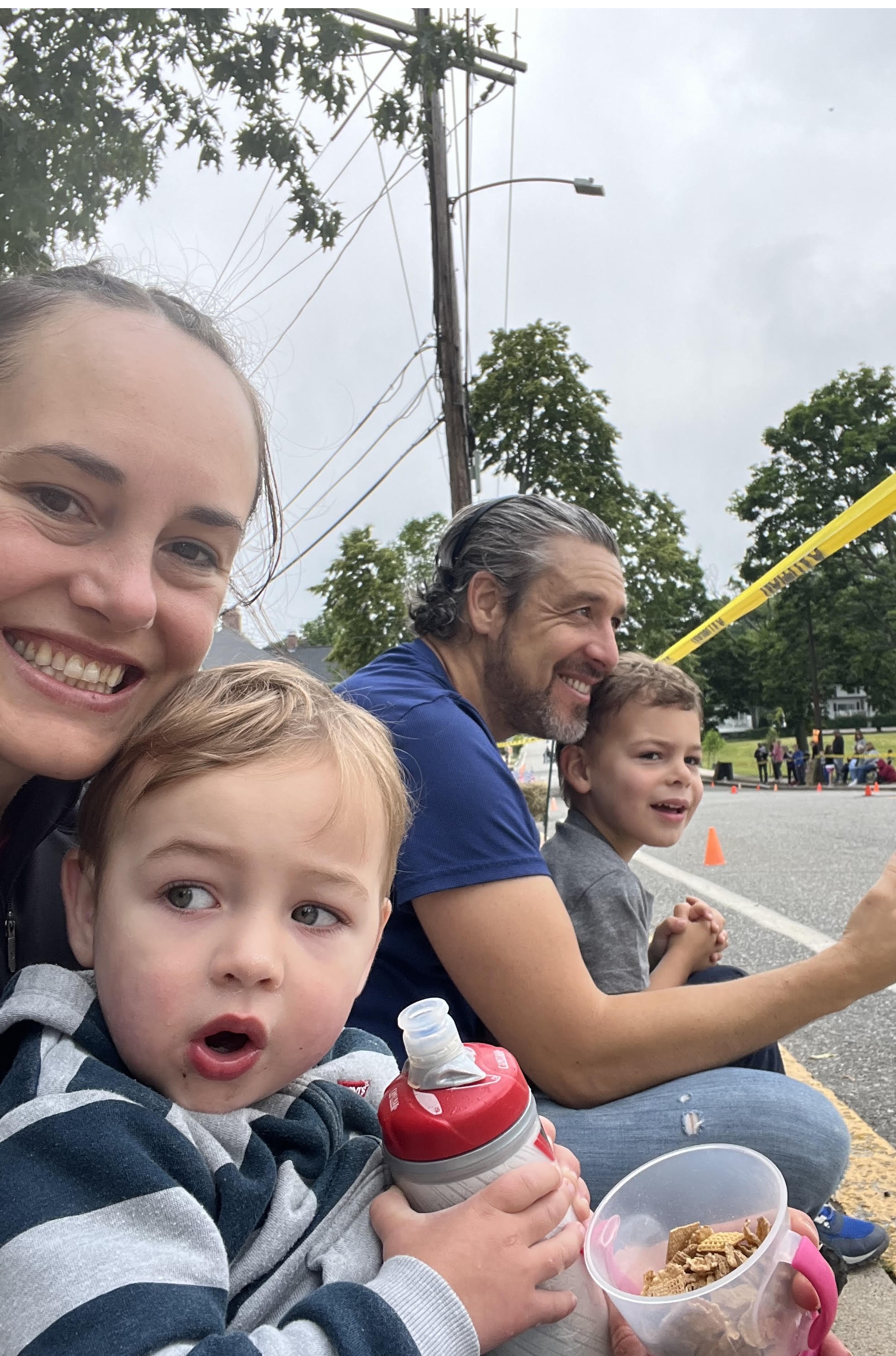 Ivana and family at an Arlington community event